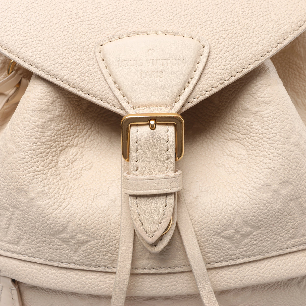 Mochila vintage de lona Louis Vuitton Montsouris MM Monogram en marrón M51136