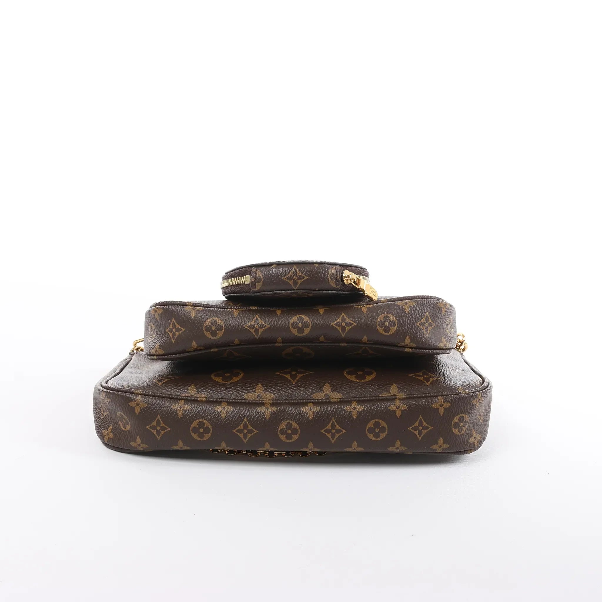 Louis Vuitton Multi Pochette Accessoires Monogram Canvas Handbag in Brown