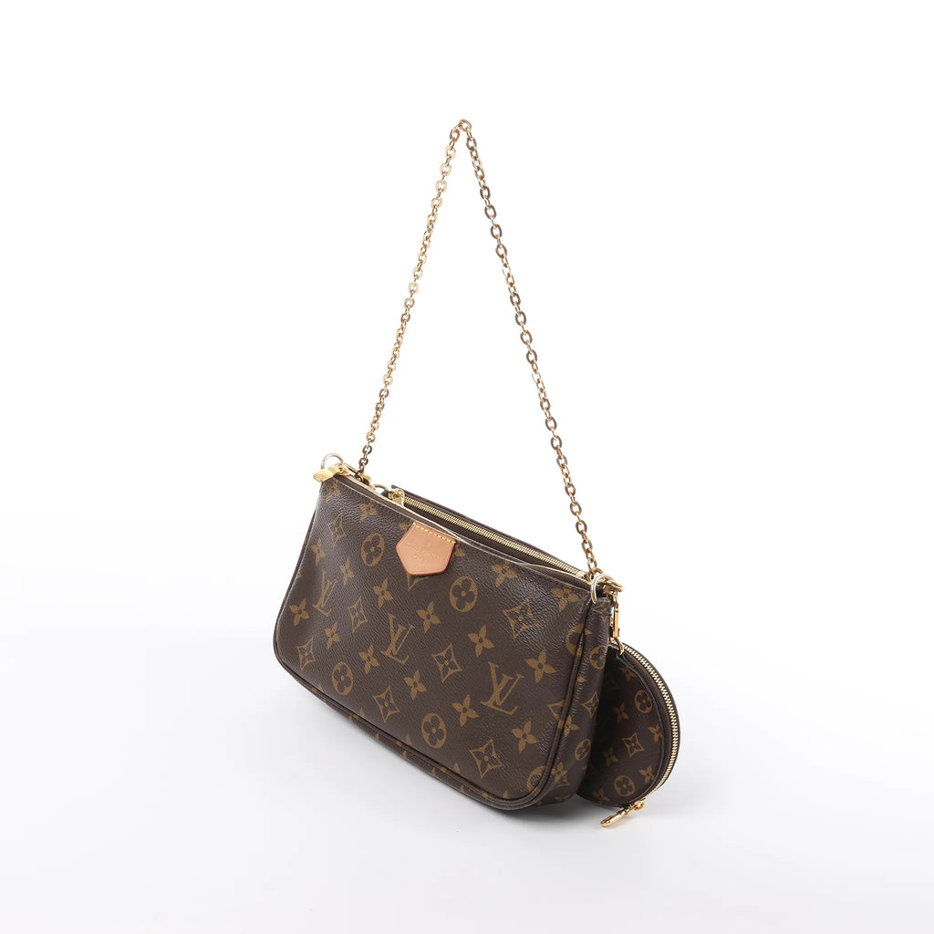 Louis Vuitton Multi Pochette Accessoires Monogram Canvas Handbag in Brown
