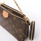 Louis Vuitton Multi Pochette Accessoires Monogram Canvas Handbag in Brown