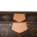 Louis Vuitton Multi Pochette Accessoires Monogram Canvas Handbag in Brown