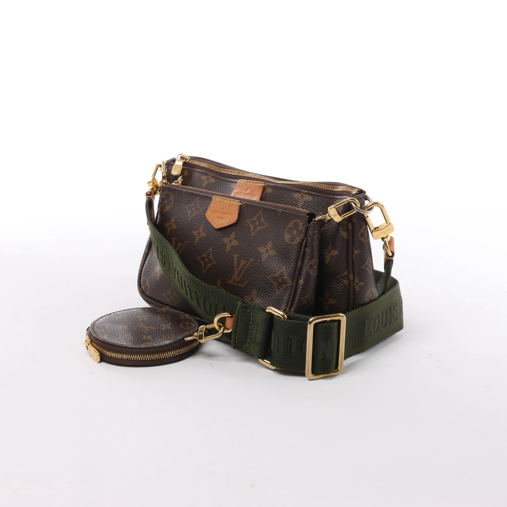 Louis Vuitton Multi Pochette Accessoires Monogram Crossbody Bag in Brown M44813