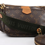 Louis Vuitton Multi Pochette Accessoires Monogram Crossbody Bag in Brown M44813