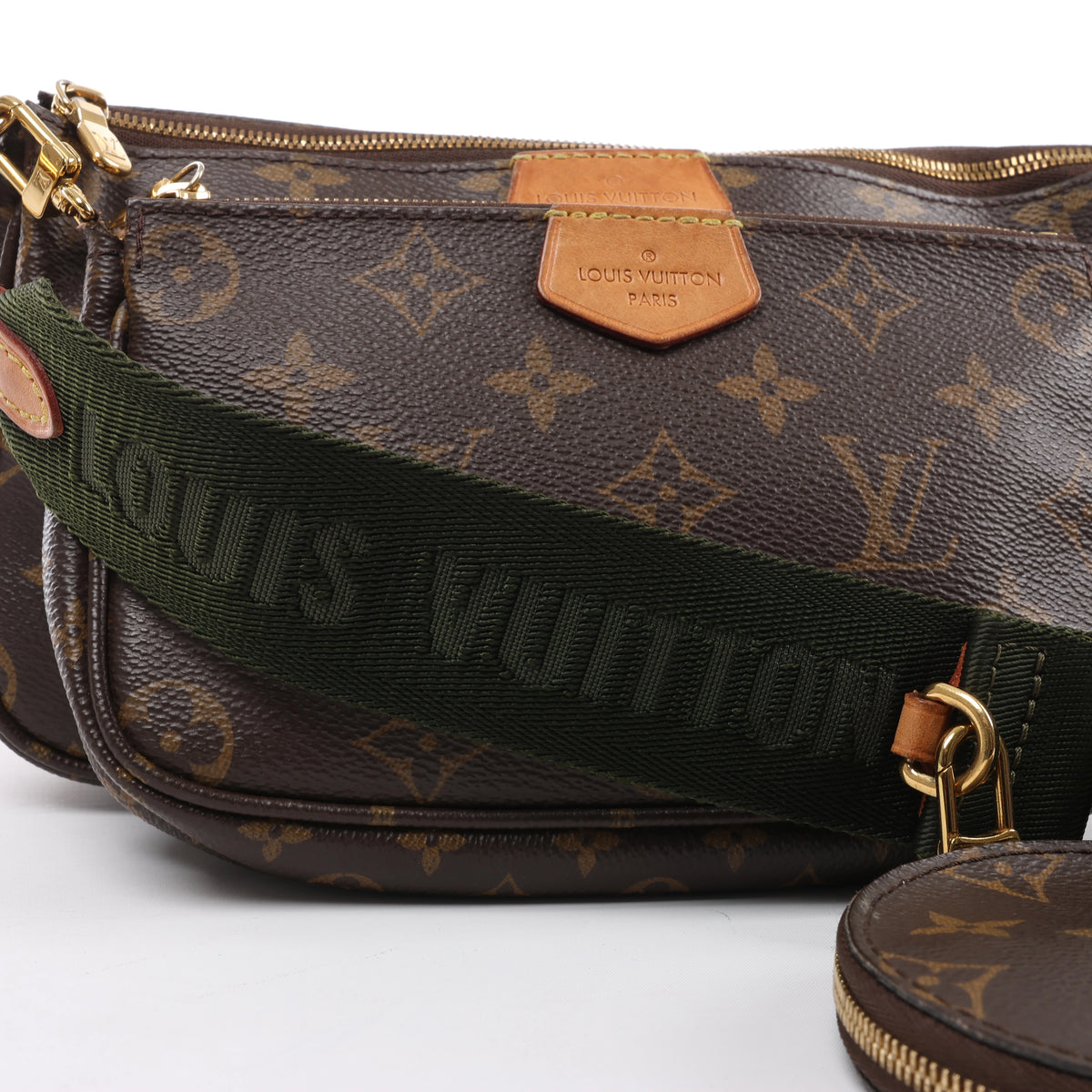 Louis Vuitton Multi Pochette Accessoires Monogram Crossbody Bag in Brown M44813
