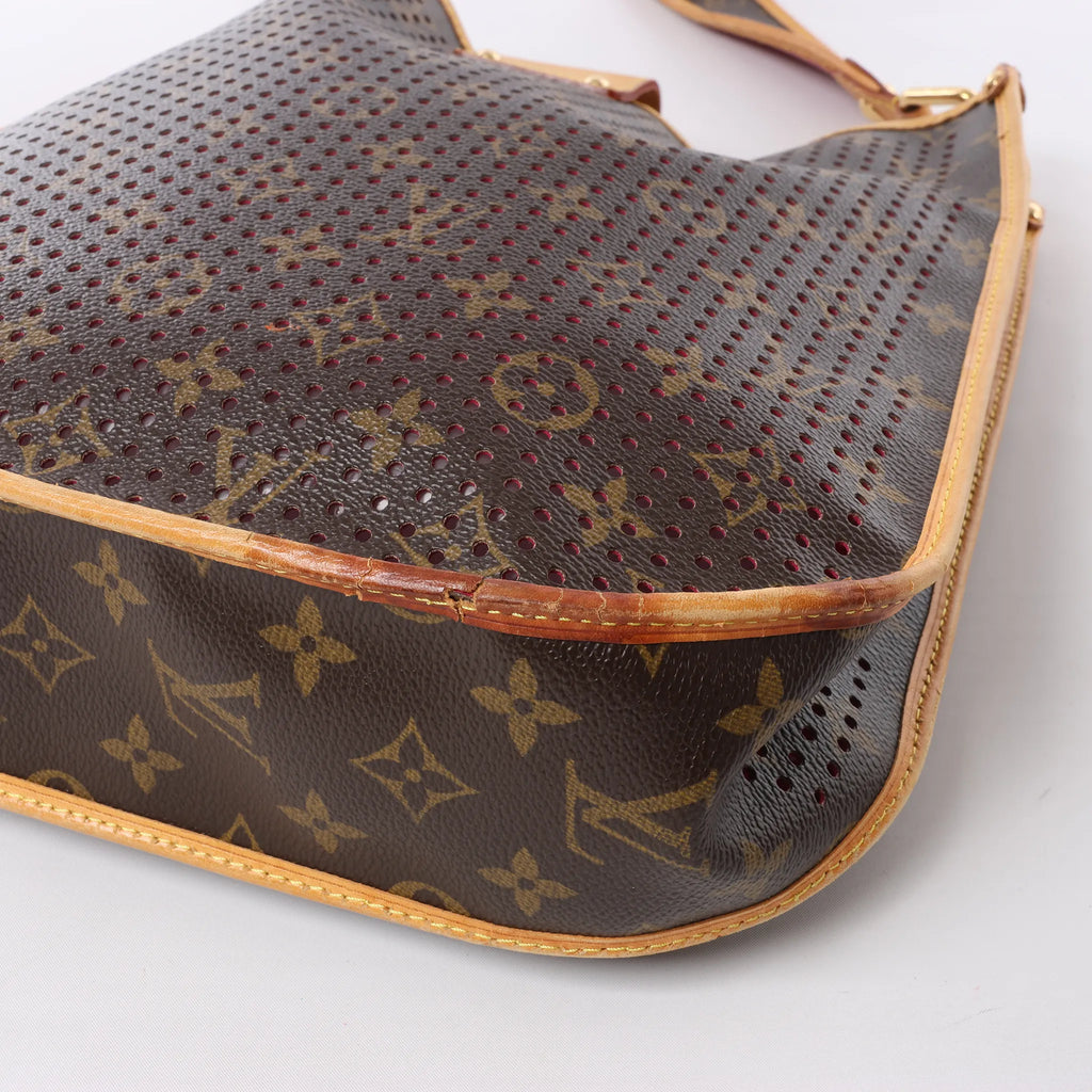 Louis Vuitton Musette Monogtam Perfo Soulder Bag in Brown x Pink M95172