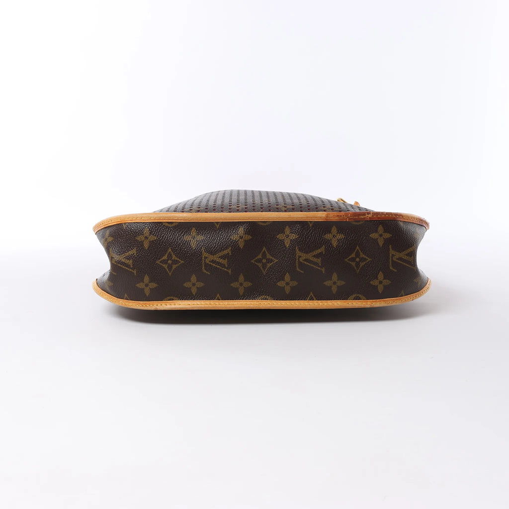 Louis Vuitton Musette Monogtam Perfo Soulder Bag in Brown x Pink M95172