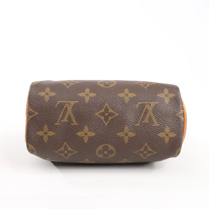 Louis Vuitton Speedy Nano Monogram 2Way Handbag in Brown M61252