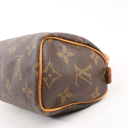 Louis Vuitton Speedy Nano Monogram 2Way Handbag in Brown M61252