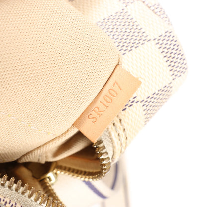 Louis Vuitton Damier Azur Naviglio Shoulder Bag in Beige N51189