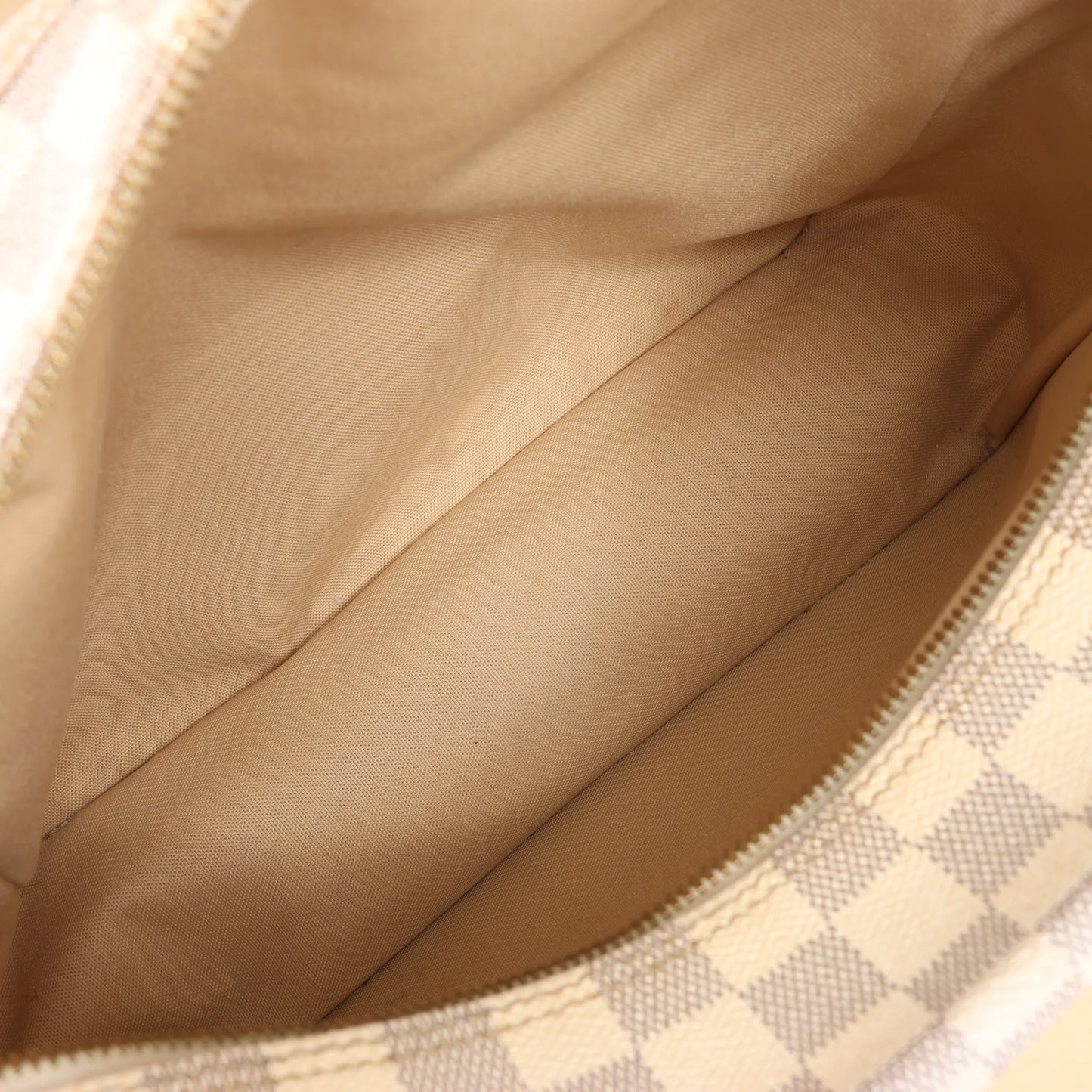 Louis Vuitton Damier Azur Naviglio Shoulder Bag in Beige N51189