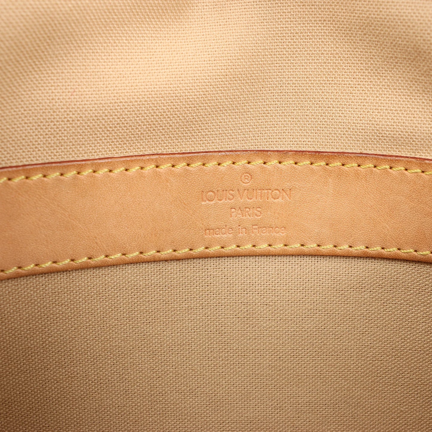 Louis Vuitton Damier Azur Naviglio Shoulder Bag in Beige N51189
