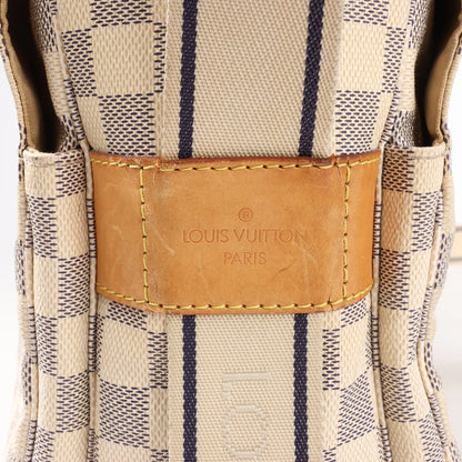 Louis Vuitton Damier Azur Naviglio Shoulder Bag in Beige N51189