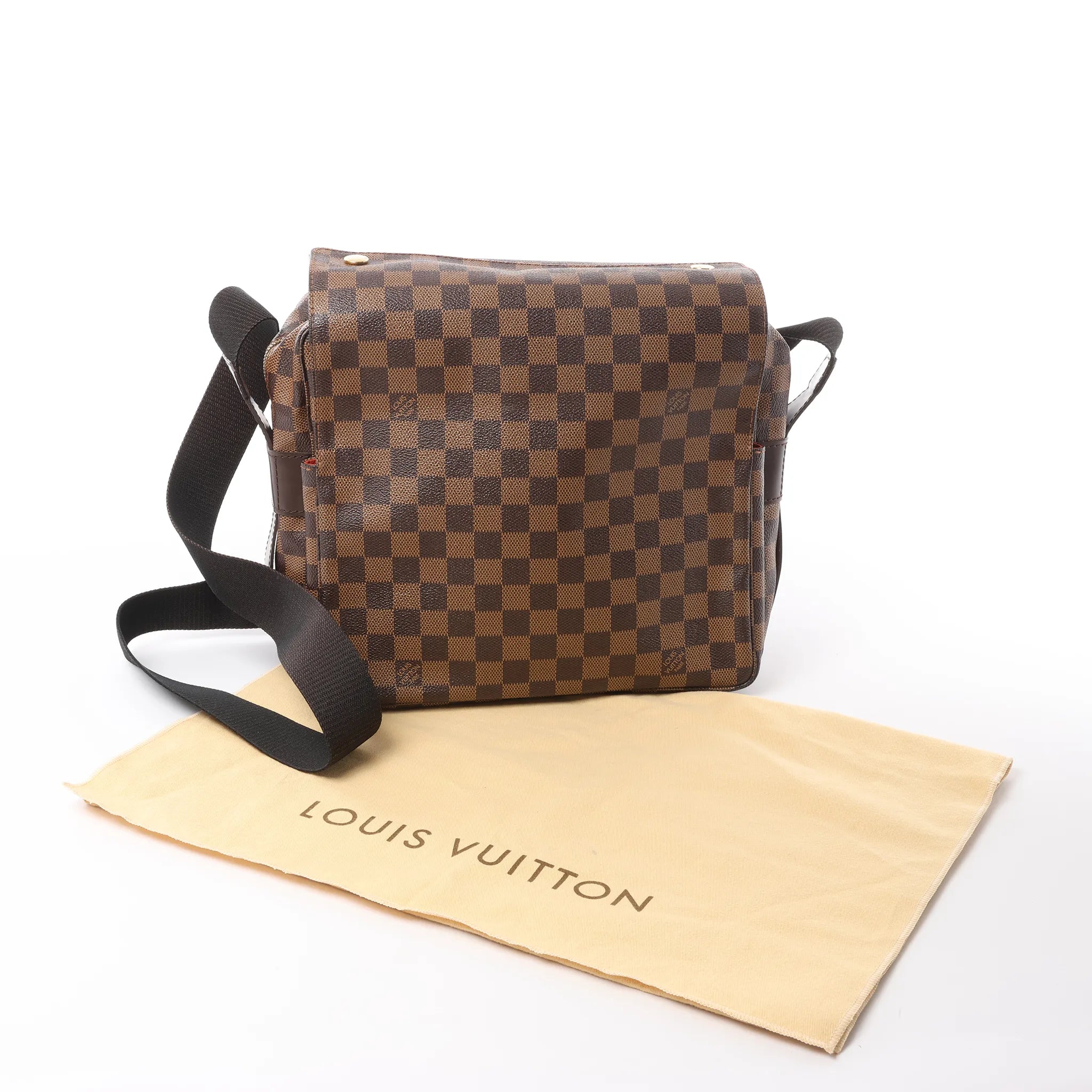 Louis Vuitton Naviglio Damier Ebene Shoulder Bag in Brown N45255