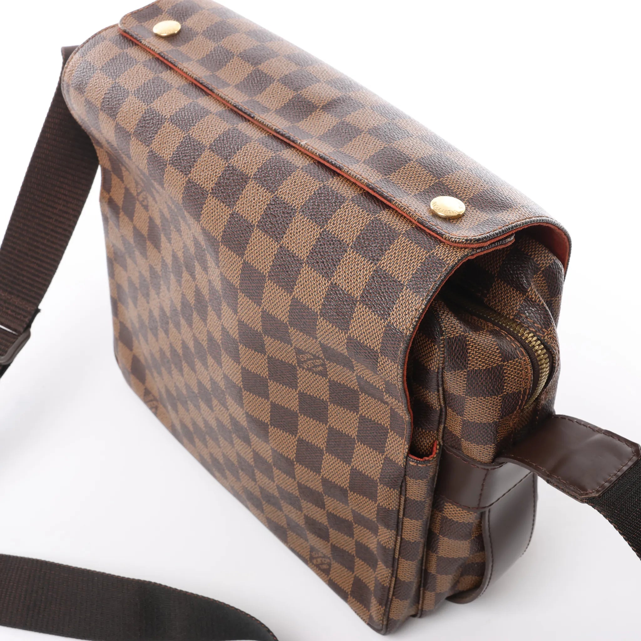Louis Vuitton Naviglio Damier Ebene Shoulder Bag in Brown N45255