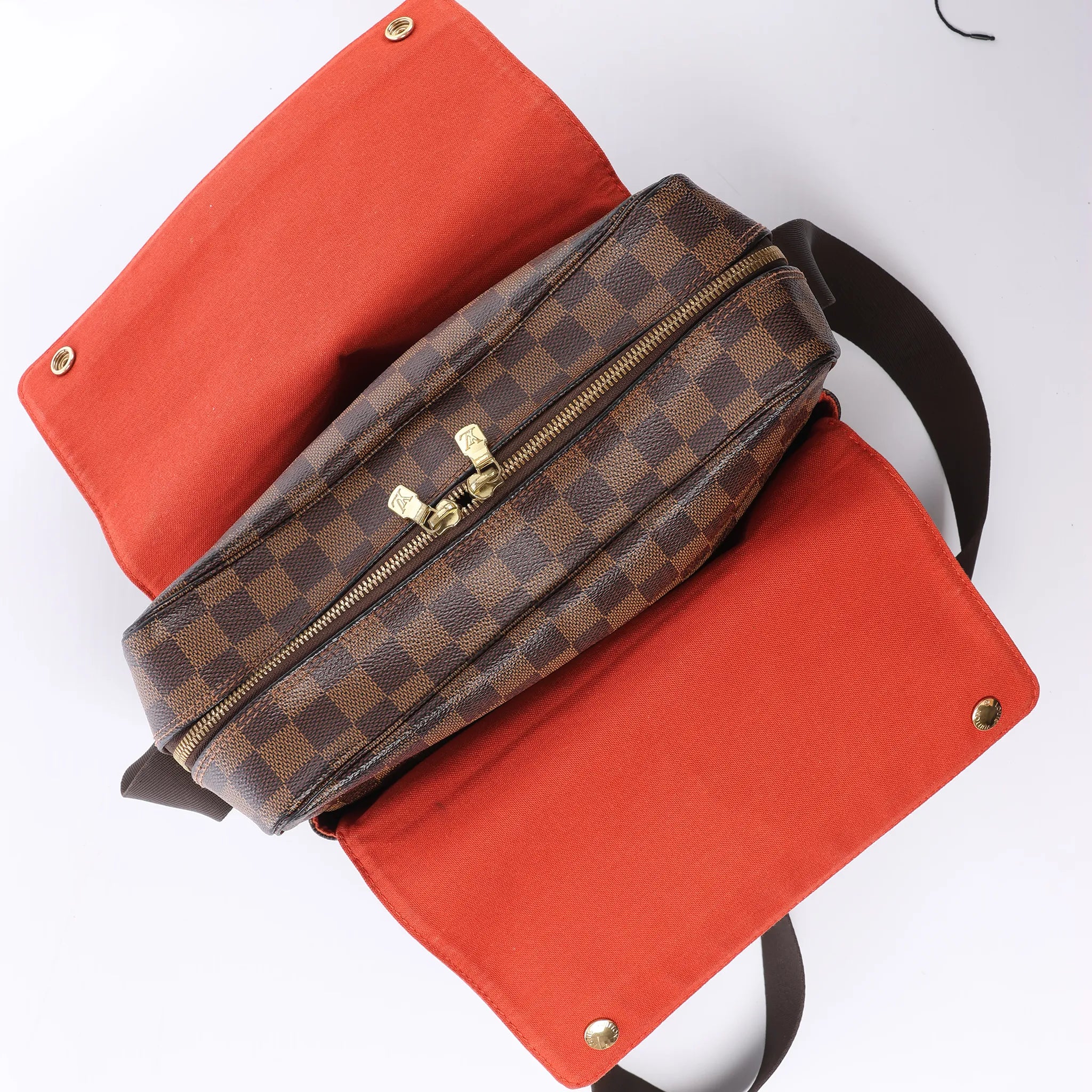 Louis Vuitton Naviglio Damier Ebene Crossbody Bag in Brown N45255