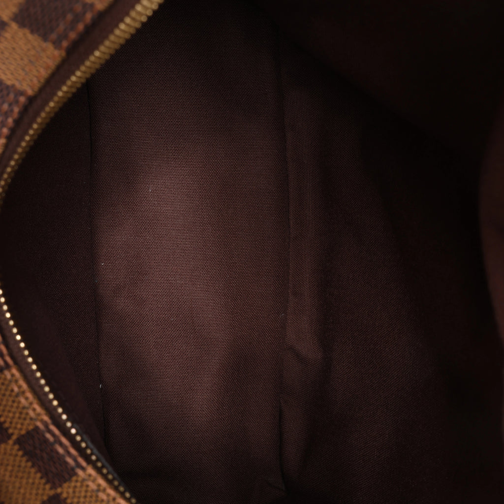 Bolso Bandolera Louis Vuitton Naviglio Damier Ebene en Marrón N45255