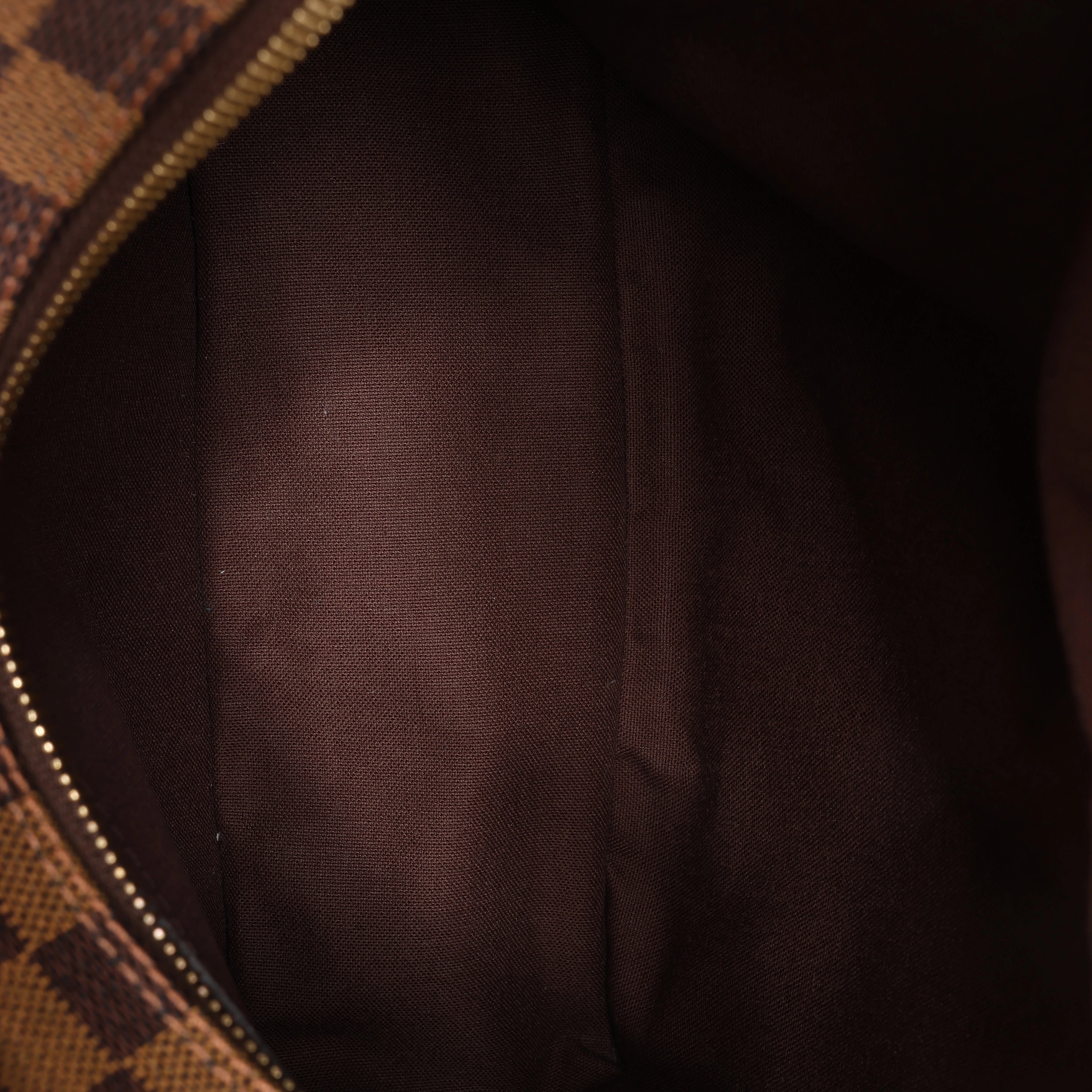 Bolso Bandolera Louis Vuitton Naviglio Damier Ebene en Marrón N45255
