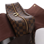 Bolso Bandolera Louis Vuitton Naviglio Damier Ebene en Marrón N45255