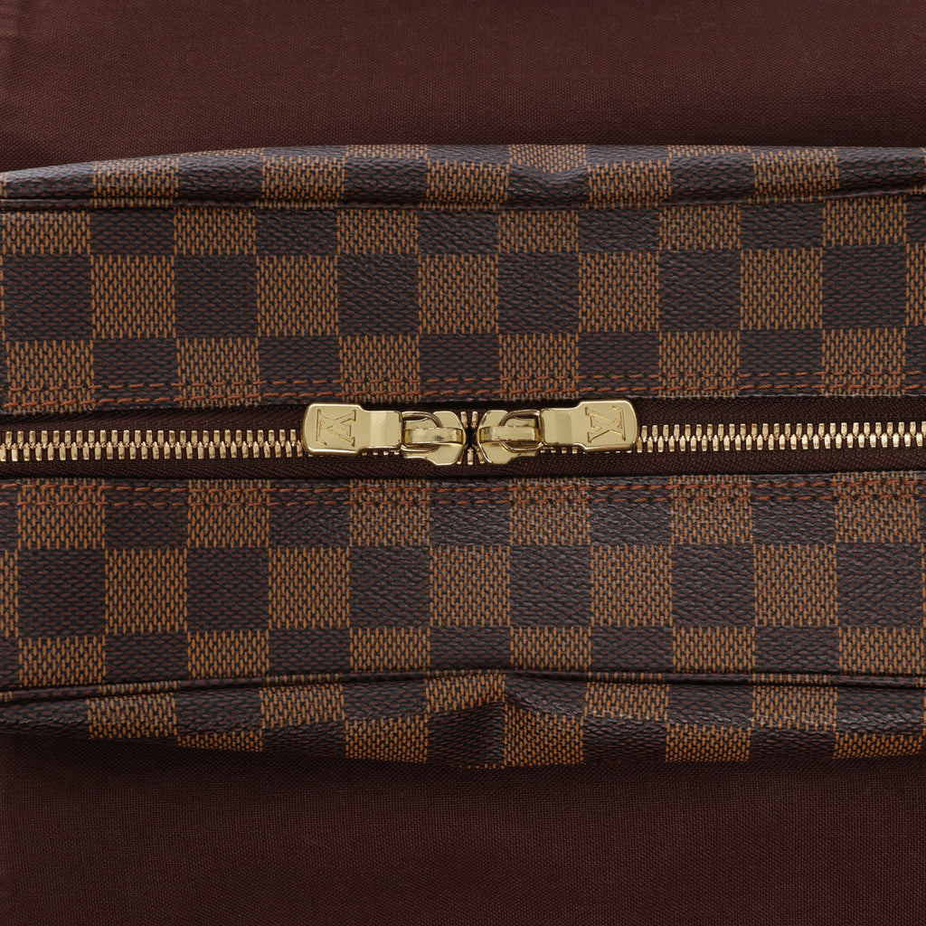 Bolso Bandolera Louis Vuitton Naviglio Damier Ebene en Marrón N45255