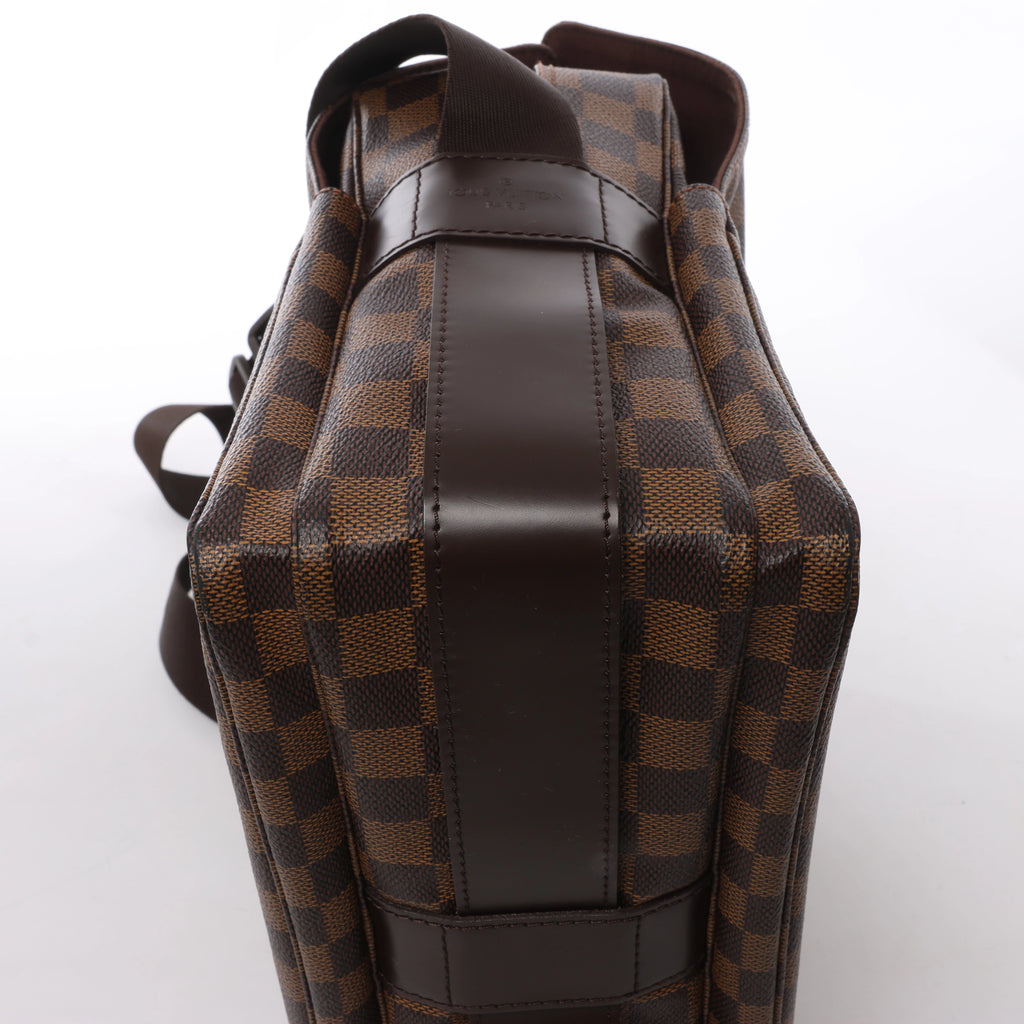 Bolso Bandolera Louis Vuitton Naviglio Damier Ebene en Marrón N45255