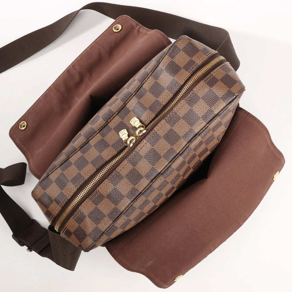 Louis Vuitton Naviglio Damier Ebene Shoulder Bag in Brown N45255