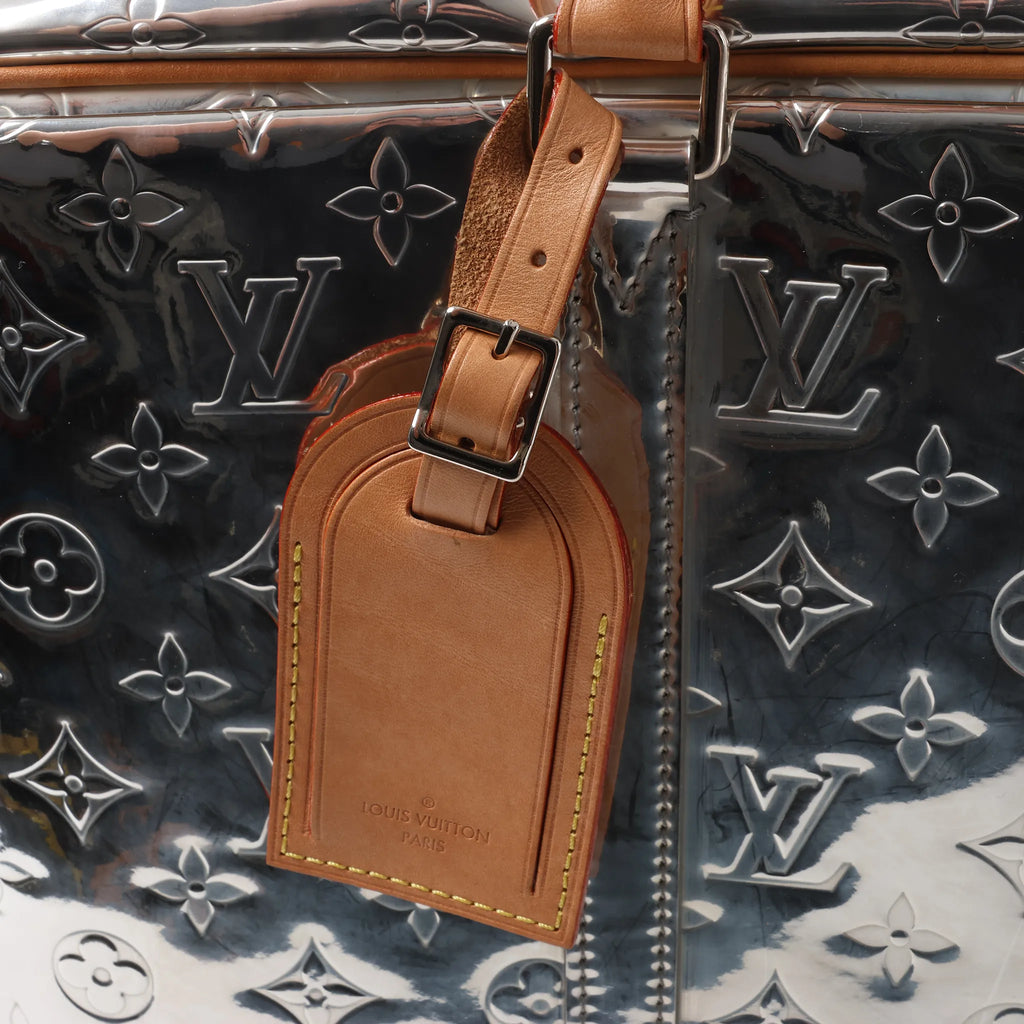 Louis Vuitton Neo Porte Documents Voyages Monogram Mirror Handbag in Silver M58755