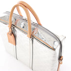 Louis Vuitton Neo Porte Documents Voyages Monogram Mirror Handbag in Silver M58755