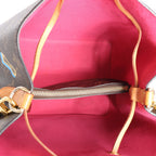 Louis Vuitton Neonoe Monogram LOVE LOCK Shoulder Bag in Brown M44369