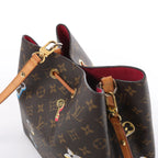 Louis Vuitton Neonoe Monogram LOVE LOCK Shoulder Bag in Brown M44369