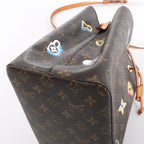 Louis Vuitton Neonoe Monogram LOVE LOCK Shoulder Bag in Brown M44369