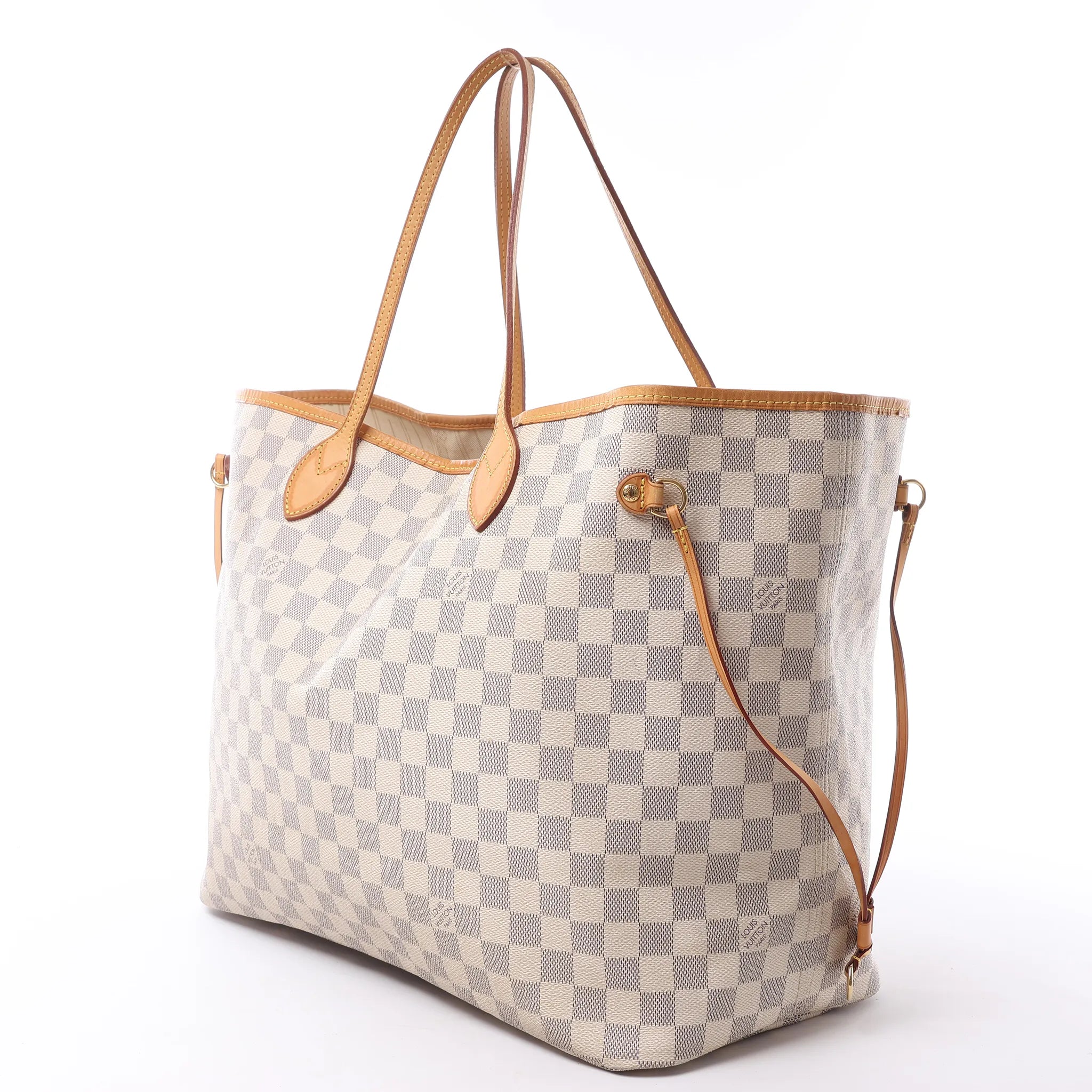 Louis Vuitton Neverfull GM Damier Azur Shoulder Bag in Beige N51108