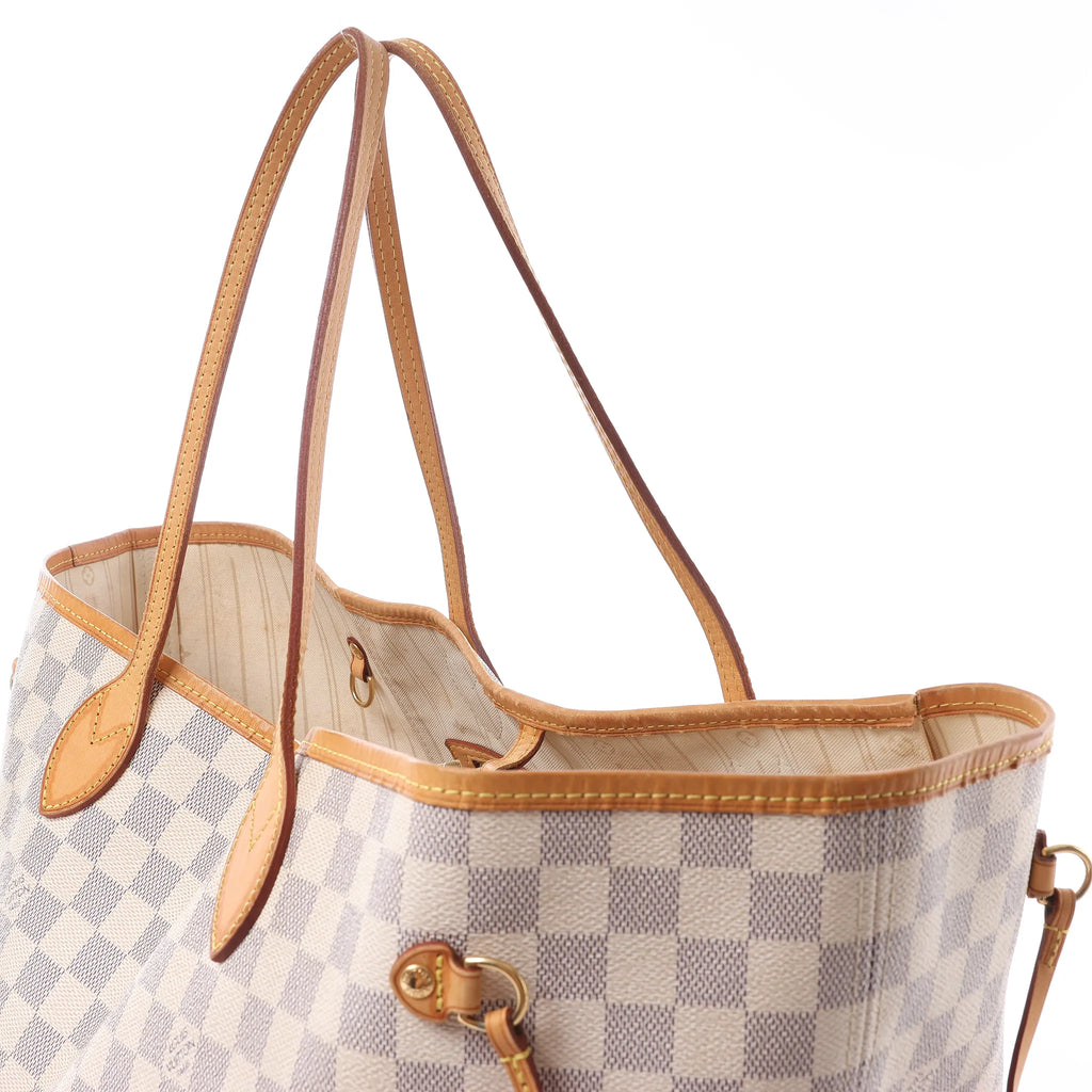 Louis Vuitton Neverfull GM Damier Azur Shoulder Bag in Beige N51108