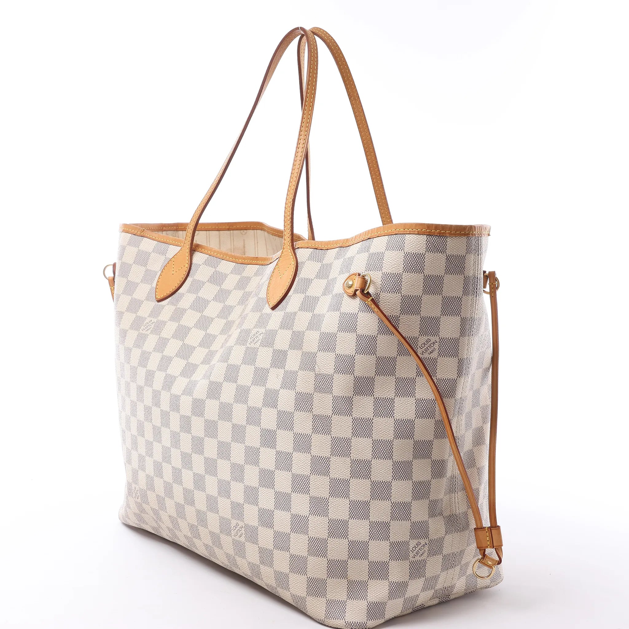 Louis Vuitton Neverfull GM Damier Azur Shoulder Bag in Beige N51108