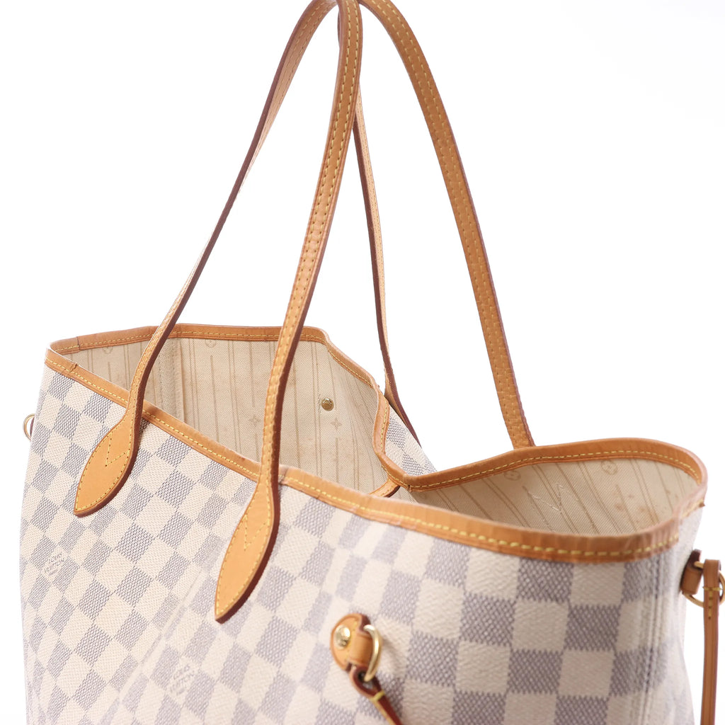 Louis Vuitton Neverfull GM Damier Azur Shoulder Bag in Beige N51108