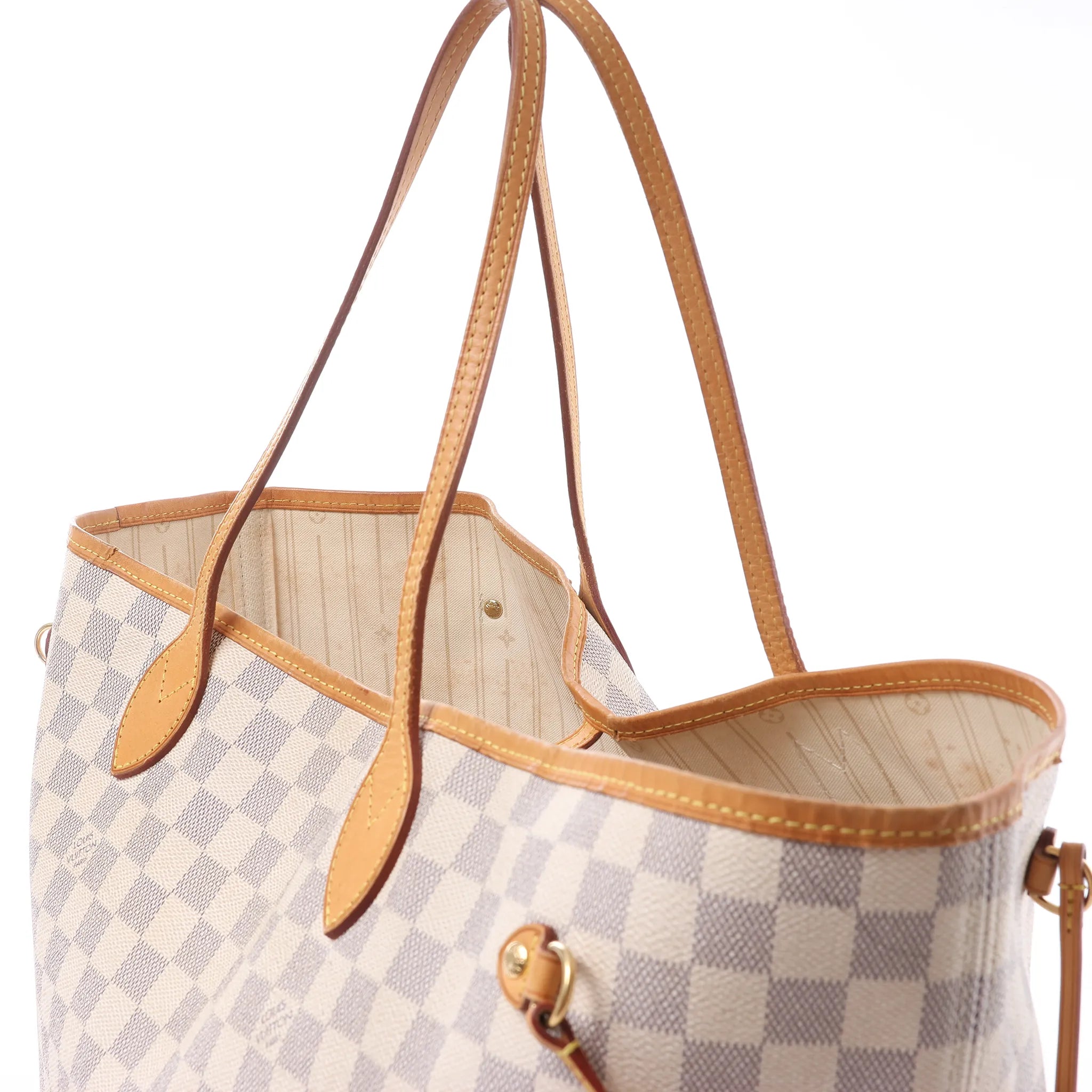 Louis Vuitton Neverfull GM Damier Azur Shoulder Bag in Beige N51108