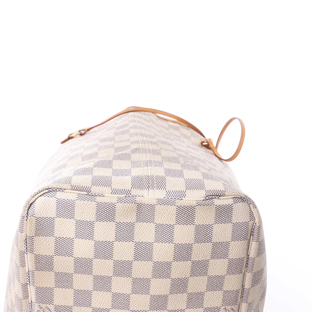 Louis Vuitton Neverfull GM Damier Azur Shoulder Bag in Beige N51108