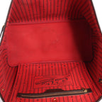 Bolso de Hombro Louis Vuitton Neverfull GM Damier Ebene en Marrón N51106