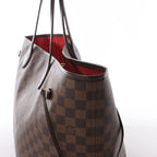 Bolso de Hombro Louis Vuitton Neverfull GM Damier Ebene en Marrón N51106
