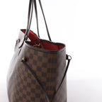 Bolso de Hombro Louis Vuitton Neverfull GM Damier Ebene en Marrón N51106