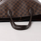 Bolso de Hombro Louis Vuitton Neverfull GM Damier Ebene en Marrón N51106