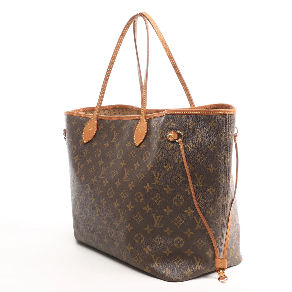 Louis Vuitton Neverfull GM Monogram Canvas Shoulder Bag in Brown M40157