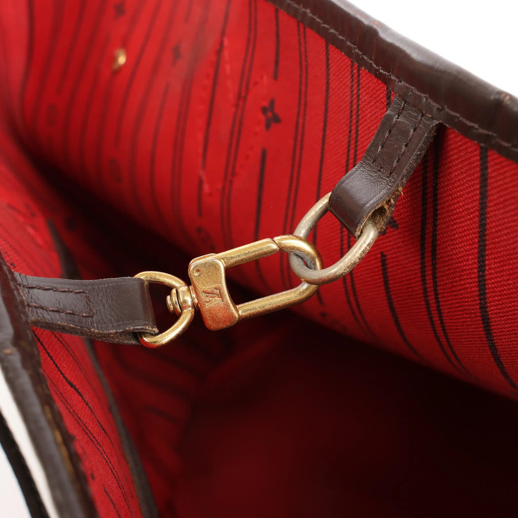 Louis Vuitton Neverfull MM Damier Ebene Shoulder Bag in Brown N51105