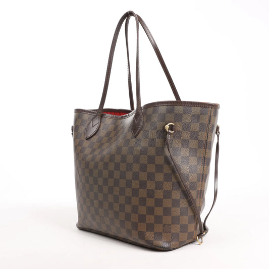 Louis Vuitton Neverfull MM Damier Ebene Shoulder Bag in Brown N51105