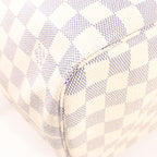 Louis Vuitton Damier Azur Neverfull MM Shoulder Bag in Beige N51107