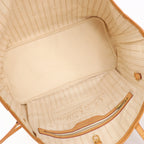 Louis Vuitton Damier Azur Neverfull MM Shoulder Bag in Beige N51107