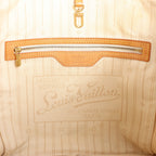 Louis Vuitton Neverfull MM Damier Azur Shoulder Bag in Beige N51107