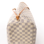 Louis Vuitton Neverfull MM Damier Azur Shoulder Bag in Beige N51107