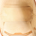 Louis Vuitton Neverfull MM Damier Azur Shoulder Bag in Beige N51107