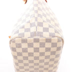 Louis Vuitton Neverfull MM Damier Azur Shoulder Bag in Beige N51107