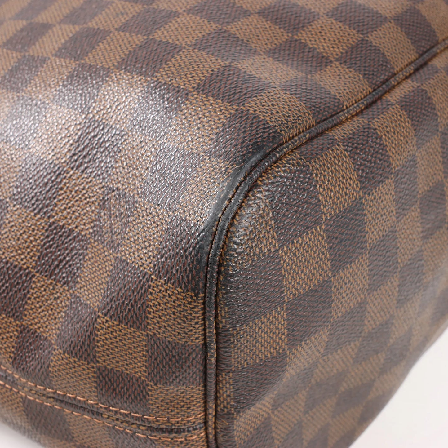 Louis Vuitton Damier Ebene Neverfull MM Shoulder Bag in Brown N51105